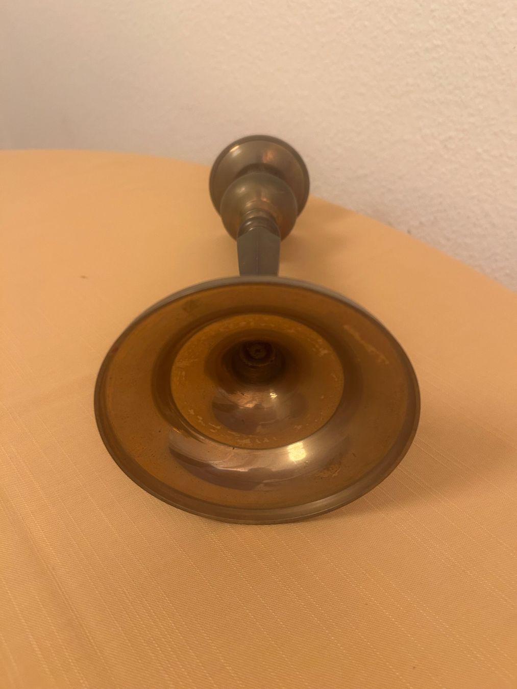 Kerzenständer: klassischer Vintage-Kerzenständer aus massivem Messing – Gebraucht aus Rorschacherberg von Svebe 7