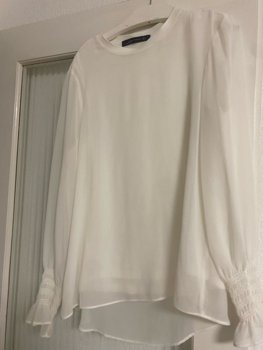 Zara Camicette: Zara chemise blanche taille L – Nuovo (secondo la descrizione) da Brügg BE venduto da nou_8ht9