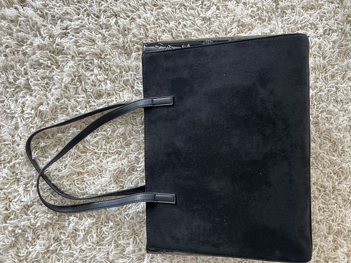 Borse da donna: Riverisland Handtasche schwarz samt – Usato da Merenschwand venduto da ___niggi___ 1
