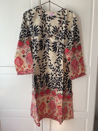 Kaftan Coquet Accessoires Kleid, Gr. S-M, Sommer Tunika,“