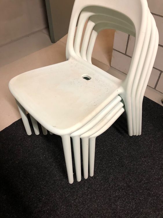 Vintage IKEA Urban stapelbare Stühle (4) für draußen Kaufen auf Ricardo