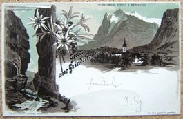 SCHLUMPF LITHO GRUSS AUS GRINDELWALD