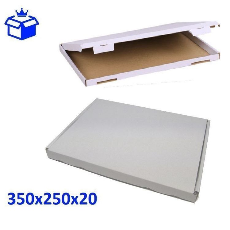 Smiley Pack 25 Großbriefkartons 350x250x20 Mm Braun - DIN A4 Versandkartons Mit Steckverschluss