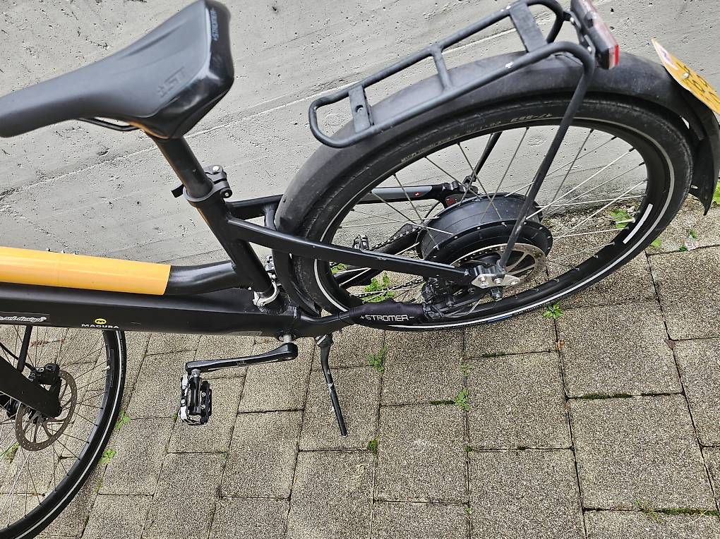 Stromer Biciclette: Stromer ST1 45 km/std, blau akku – Usato da Thun venduto da Plaki 3