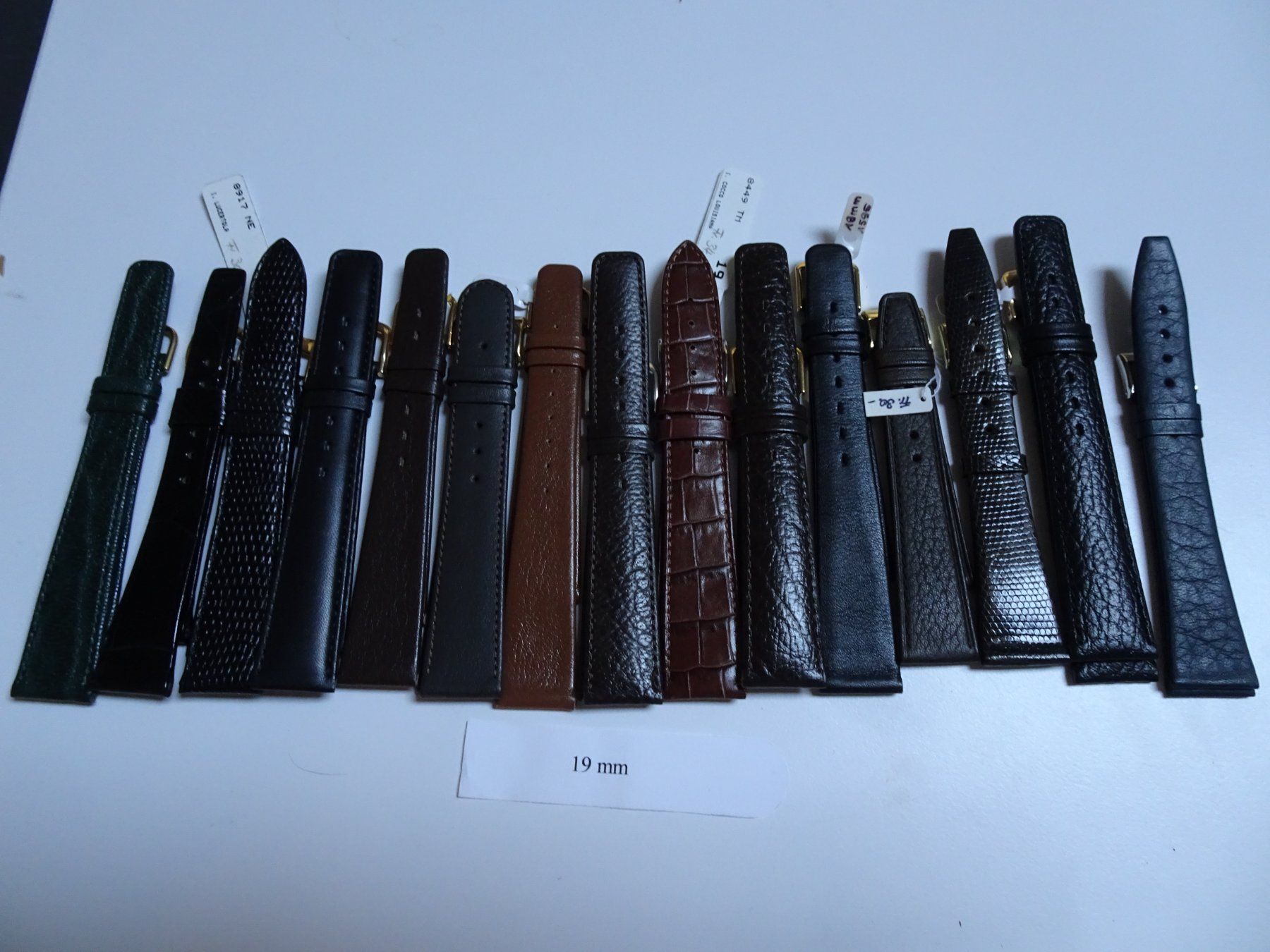 Bracciali & Braccialetti: Uhrenbänder aus Leder verschiedene Grössen – Nuovo (secondo la descrizione) da Winterthur venduto da Sintoras01 2