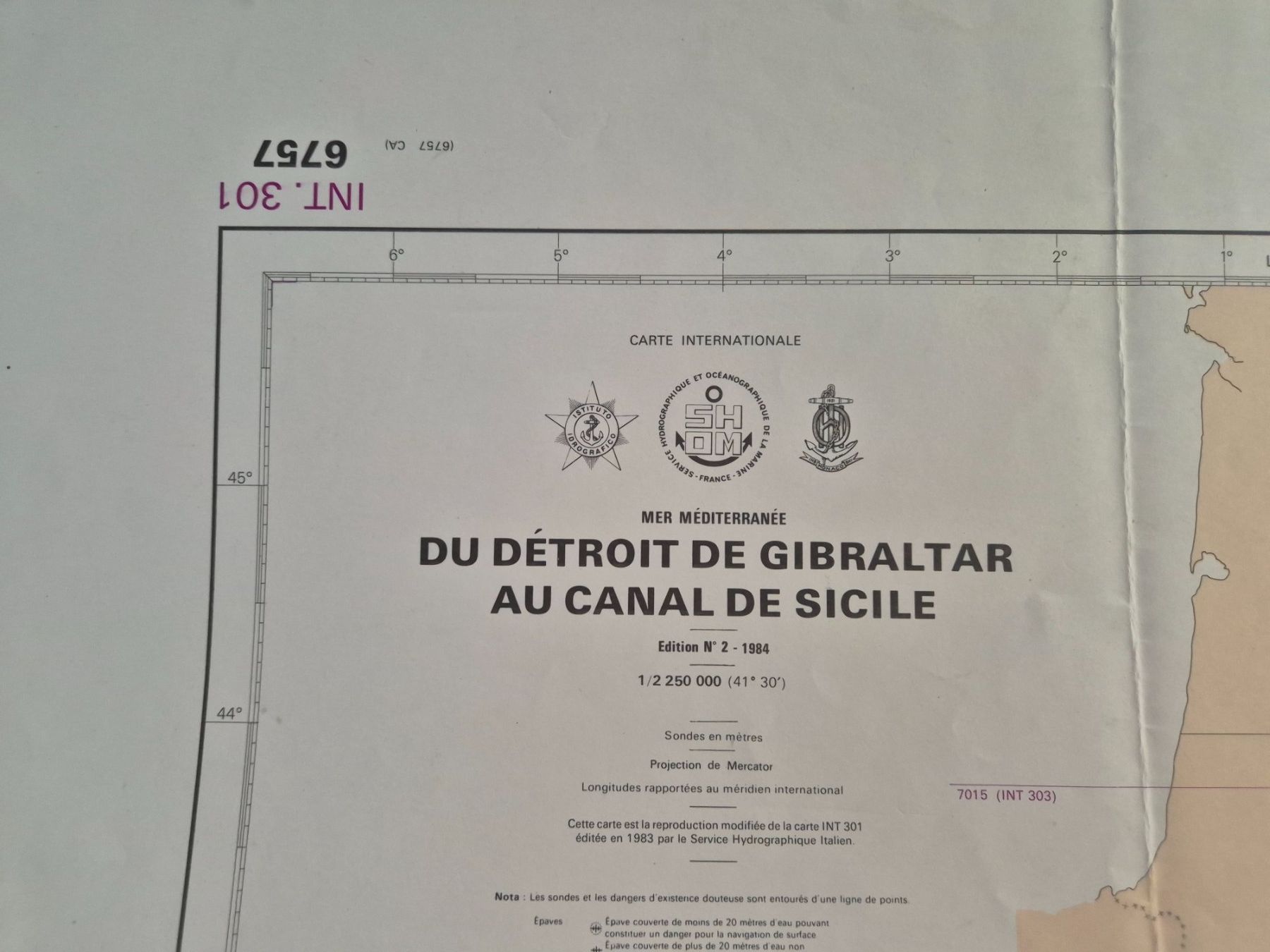 Cartine & Atlanti: CARTES NAVIGATION SHOM – Usato da Versoix venduto da Fmoby 5