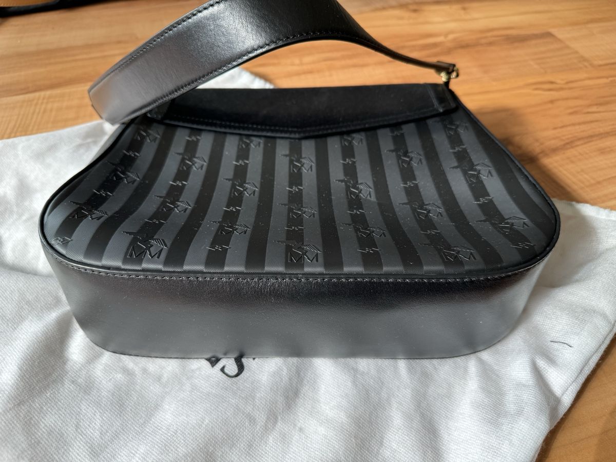 Maison Mollerus Taschen für Damen: Mollerus Umhängetasche Schwarz Leder – Gebraucht aus Killwangen von baffi06 5