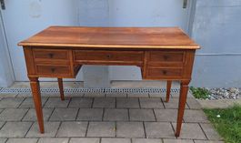 Antik Biedermeier Schreibtisch Nussbaum 5 Schublad um 1830er