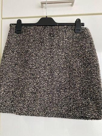 H&M Minirock, Grösse 42, Tweed-Optik, Herbst-Look!