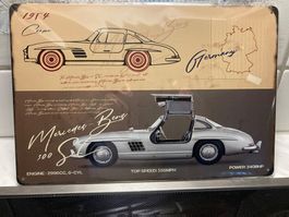 Blechschild Mercedes Benz 300 SL 1954 NEU/OVP 30x20 cm