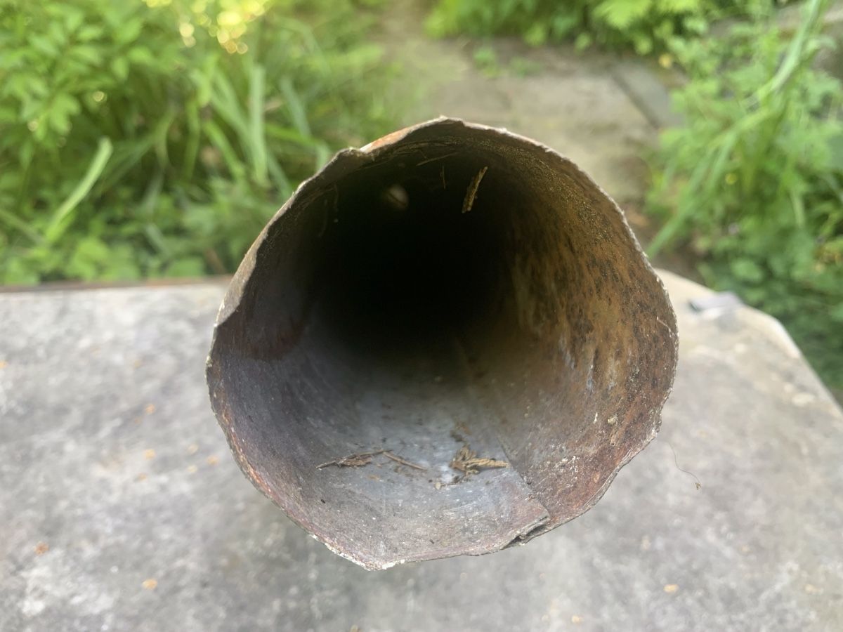 Camini: Kamin-oder Wasserrohr, Länge 185 cm, DM 7 cm – Usato da Dussnang venduto da pml253 1