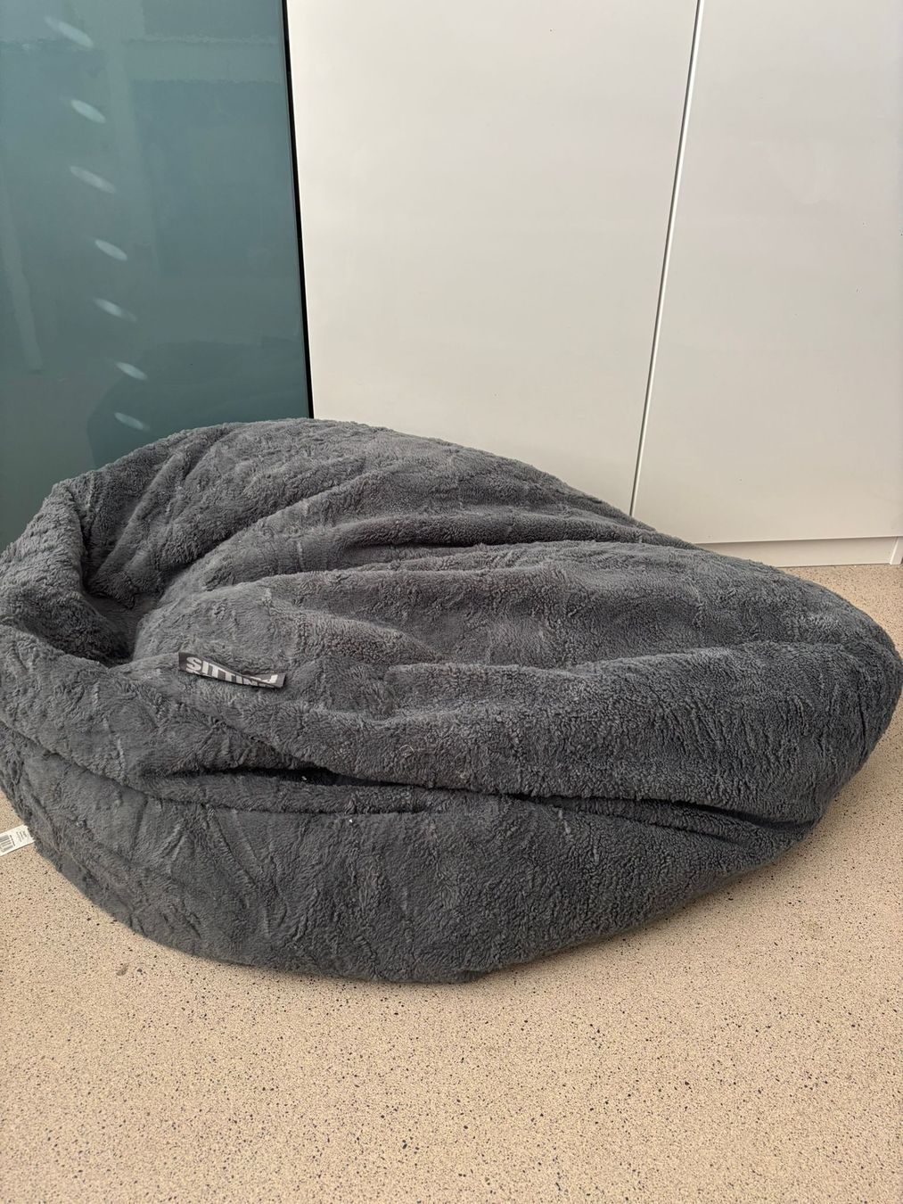 Poltrone: Sitting Point Sitzsack, Grau, kuschelig – Nuovo (secondo la descrizione) da Gipf-Oberfrick venduto da nic_wpq5 1