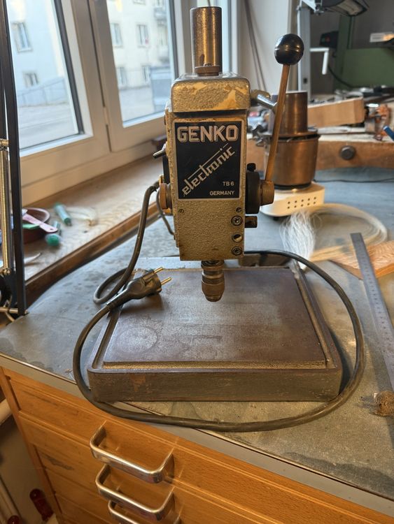 Genko TB6 Tischbohrmaschine, Bohrmaschine für Uhrmacher u. Ä (Gebraucht ...