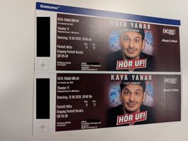 Kaya Yanar Hör Uf! 2026 Zürich 2x Top Sitzplatz Tickets