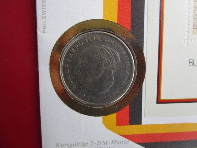Alle Münzen: Münzbrief mit 5 DM - Deutsche Bundespräsidenten – Neu und originalverpackt aus Luzern von Horoskop1 1