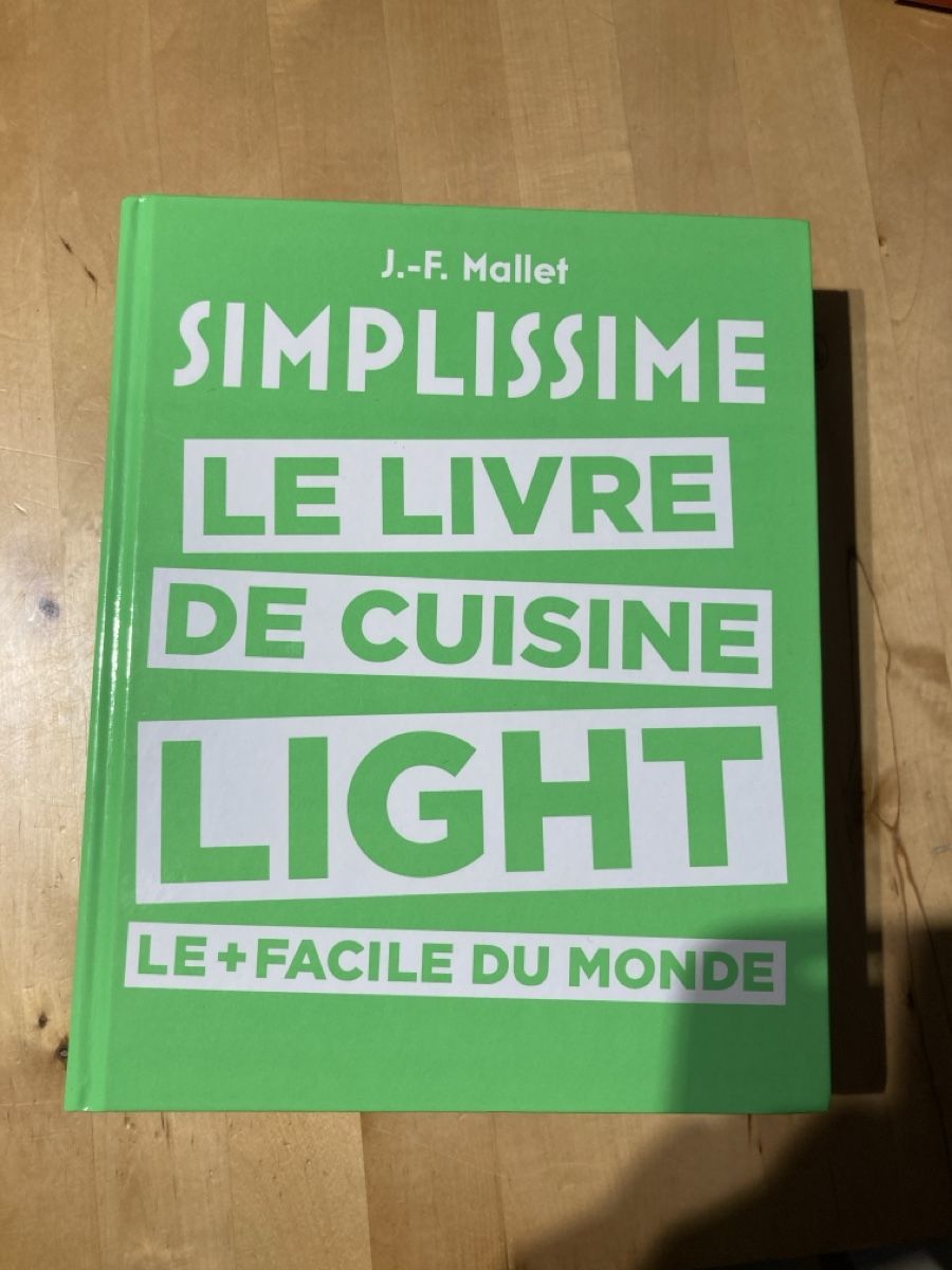 Libri: Simplisme Le livre de cuisine light – Usato da Boudry venduto da Lamue01