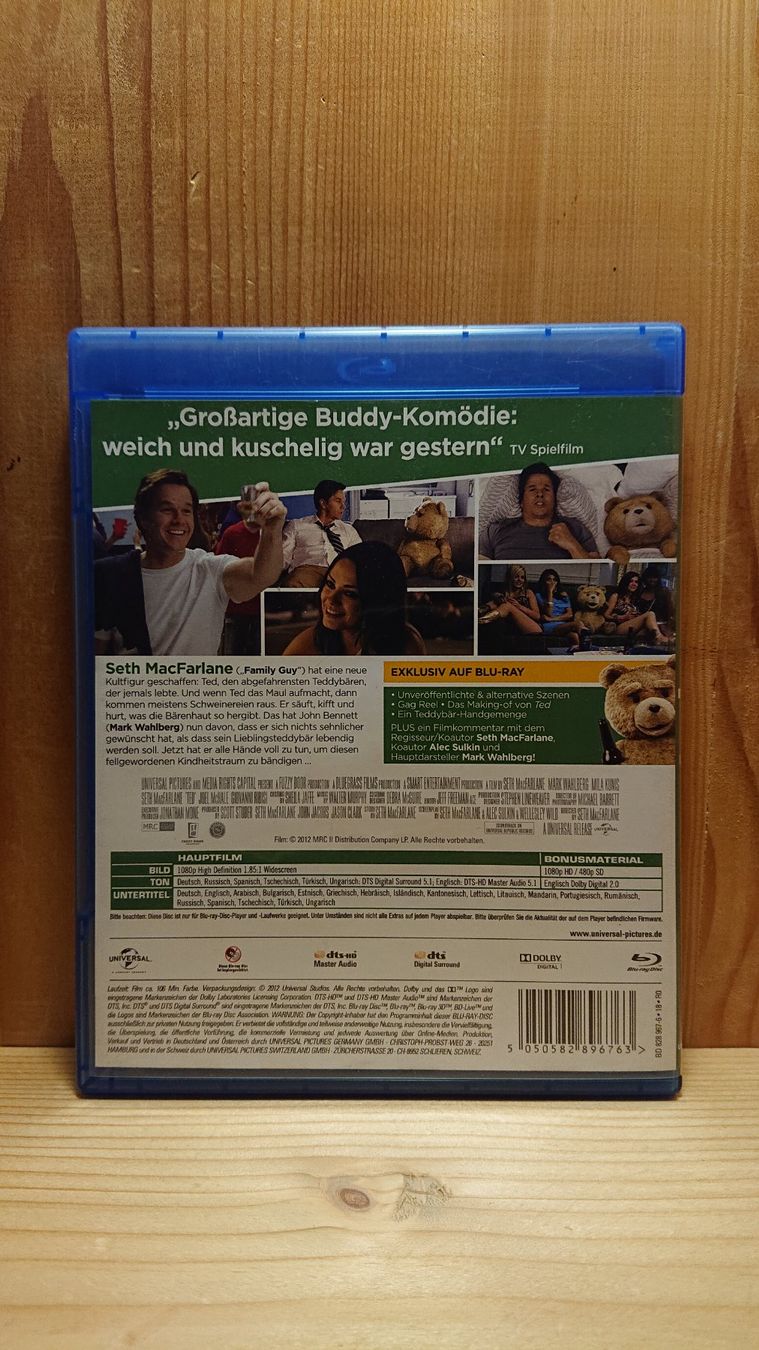 Tous les DVDs: TED Blu-Ray Mark Wahlberg – D'occasion à Wilderswil par Exebub 1