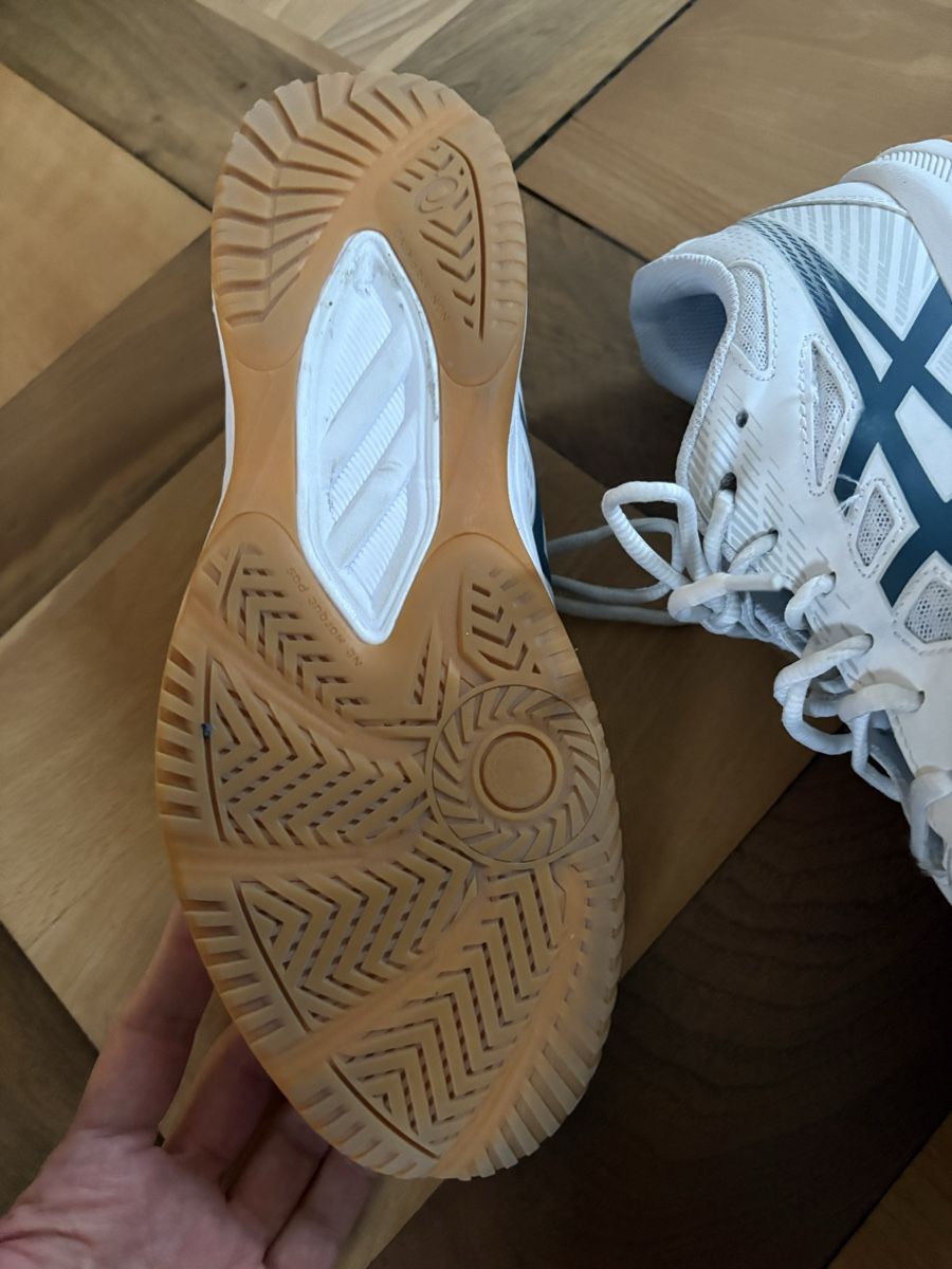 Scarpe da uomo: Asics Hallenschuhe Gr. 46 – Usato da Zug venduto da Sienna78 1