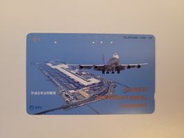 Telefonkarte Japan "Flugzeug"