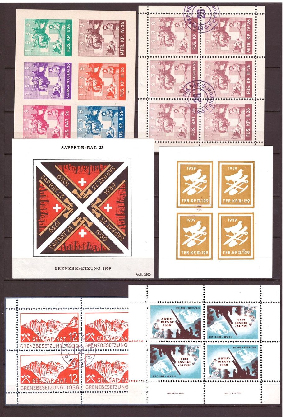 Tous les timbres: # 129 --- SOLDATENMARKEN – D'occasion à Dübendorf par Piero2