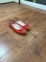 Cube Damen Ballerina Rot Gr 38 Flats Schuhe
