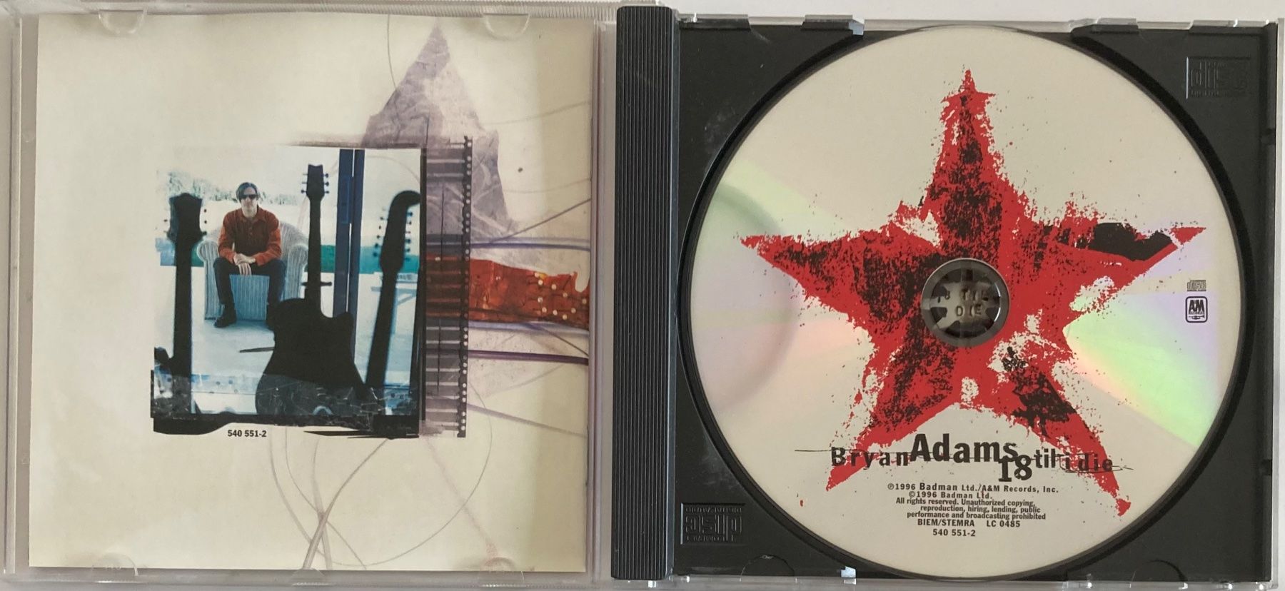 CD: BRYAN ADAMS - 18 TIL I DIE – Usato da Poliez-Pittet venduto da Newtown-Records 2