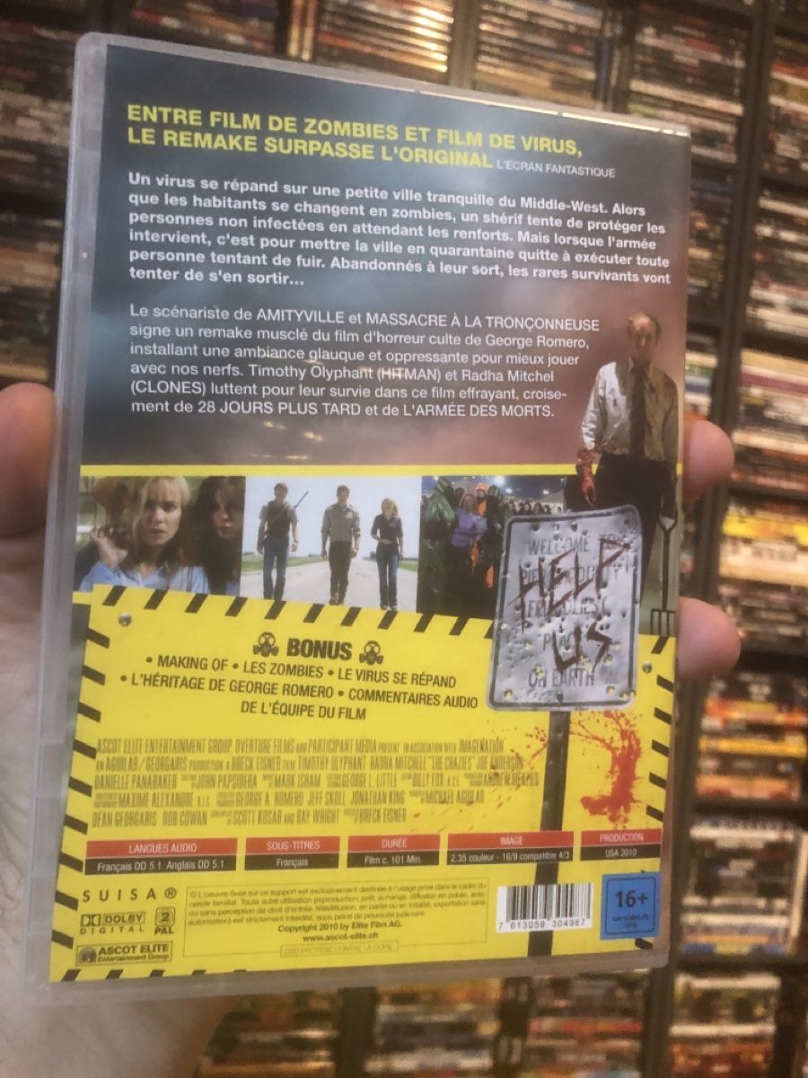 Tutti i DVDs: The Crazies - dvd – Usato da Lausanne venduto da fransadpop 1