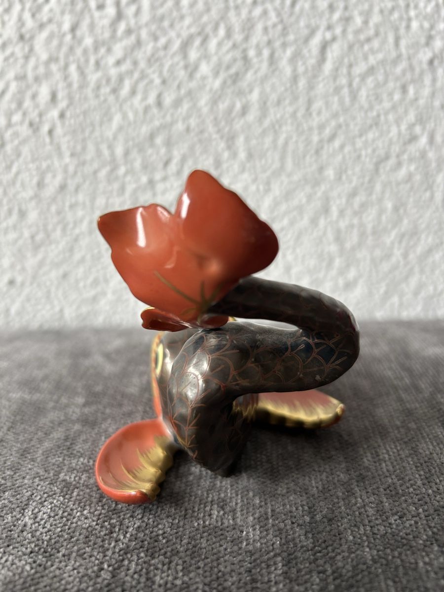 Herend Statuette: Herend Delfin Figur  - Top ! – Usato da Hofstetten SO venduto da Treasurefinds 3