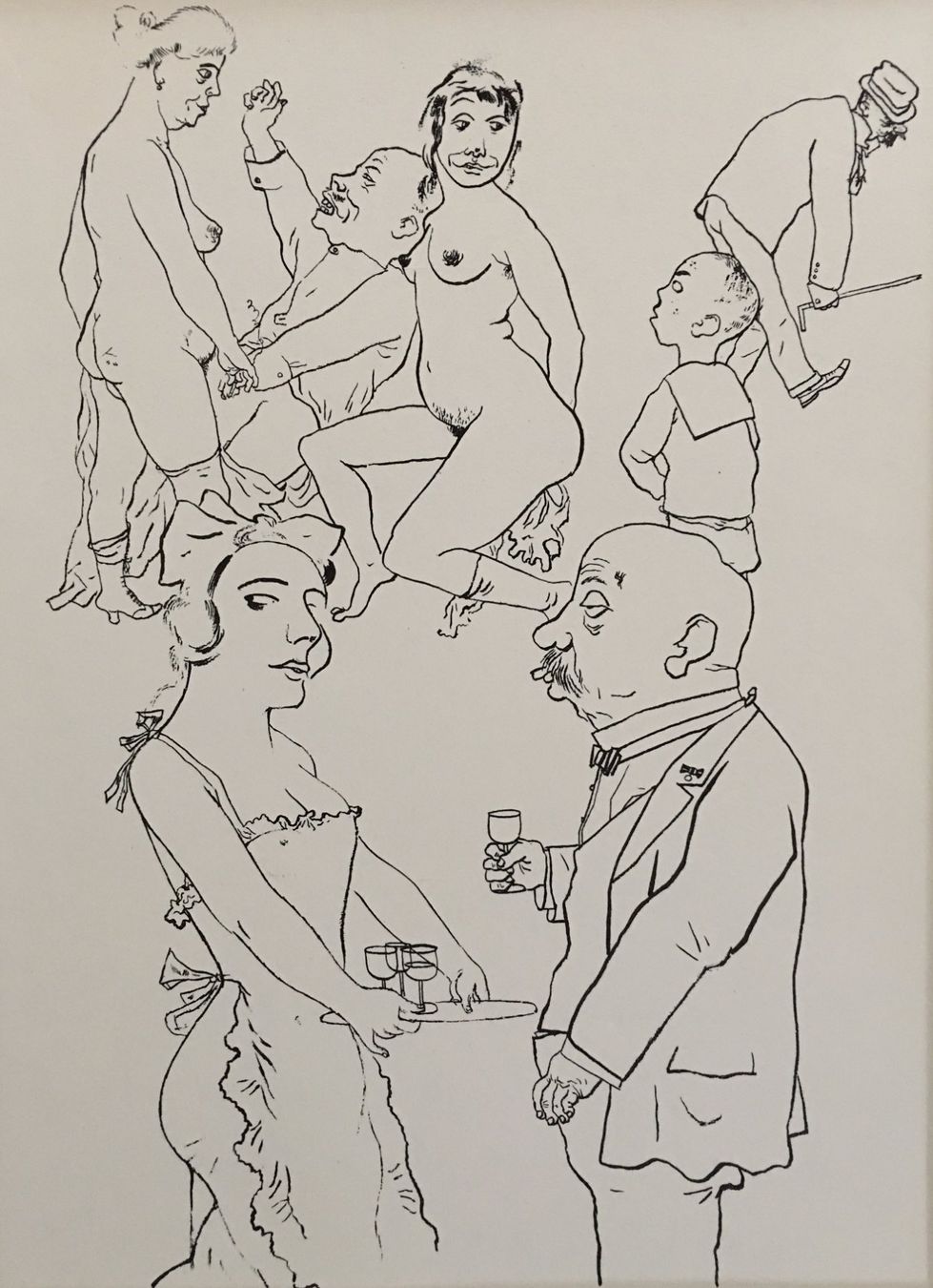 Grafica & Litografie: George Grosz    "Genreszene" – Usato da Nennigkofen venduto da babag 3