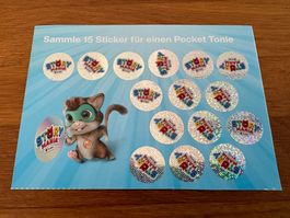 1 volle Sammelkarte Migros Story Mania für Pocket Tonie