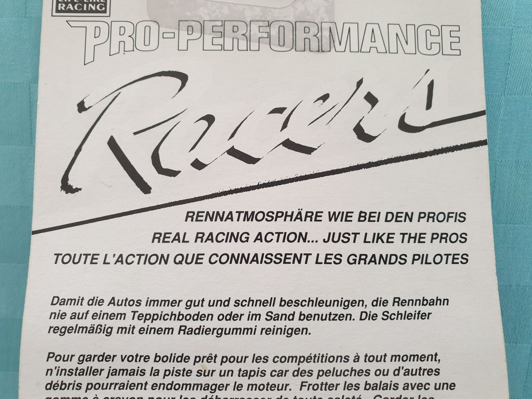 Piste: PRO-PERFORMANCE Racer Auto – Usato da Mörschwil venduto da spirspi 5