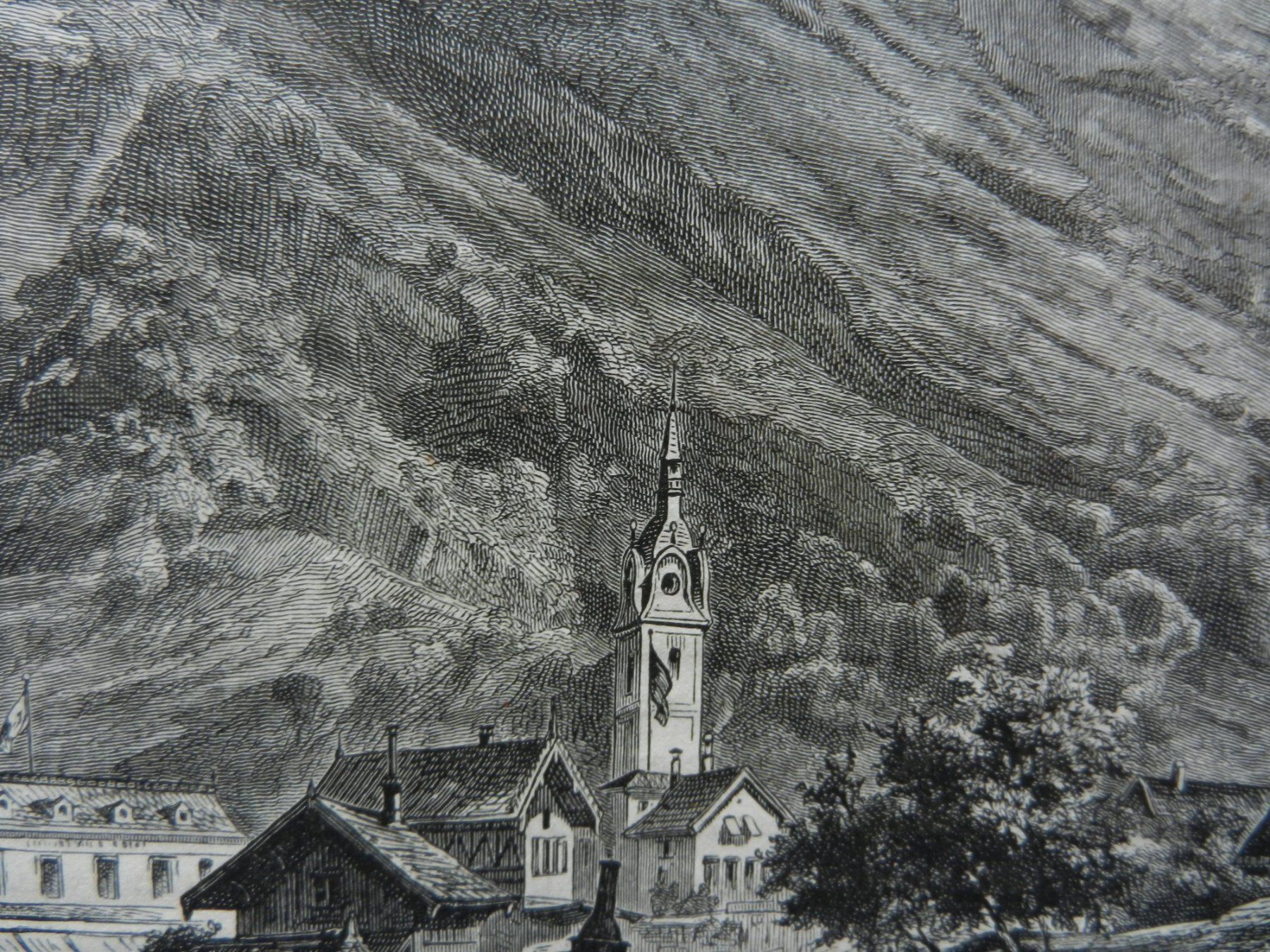 Gravures: Vitznau Talstation Rigibahn – D'occasion à Risch par Rischli15 6