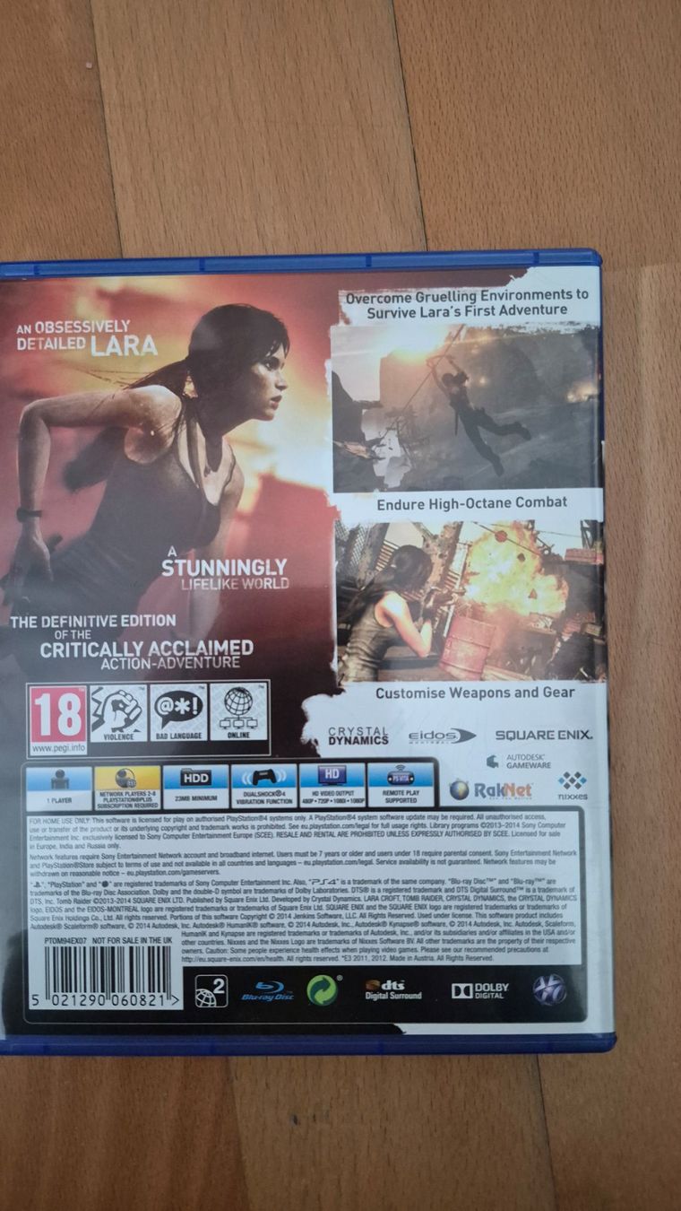 Spiele: Tomb Raider Definitive Edition / PS4 – Gebraucht aus Moudon von Chankunchan 1