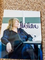 Alice Schwarzer - Autogramm auf Foto