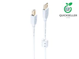 USB-Kabel, Typ A zu B - Ideal für Drucker & mehr!