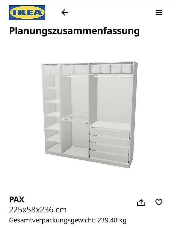 Armadi: Ikea Pax Kleiderschrank – Usato da Lyss venduto da Alessaaa 1