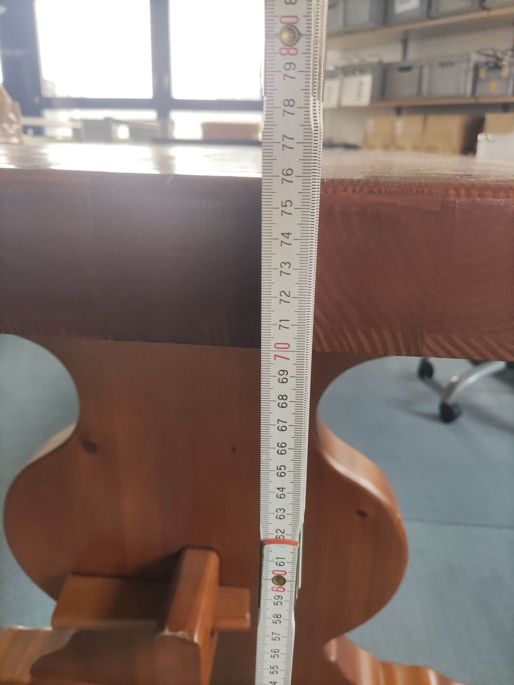 Tavoli: Massiver Klostertisch - Holztisch, Esstisch 220cm – Usato da Zuchwil venduto da DaniSZu 4