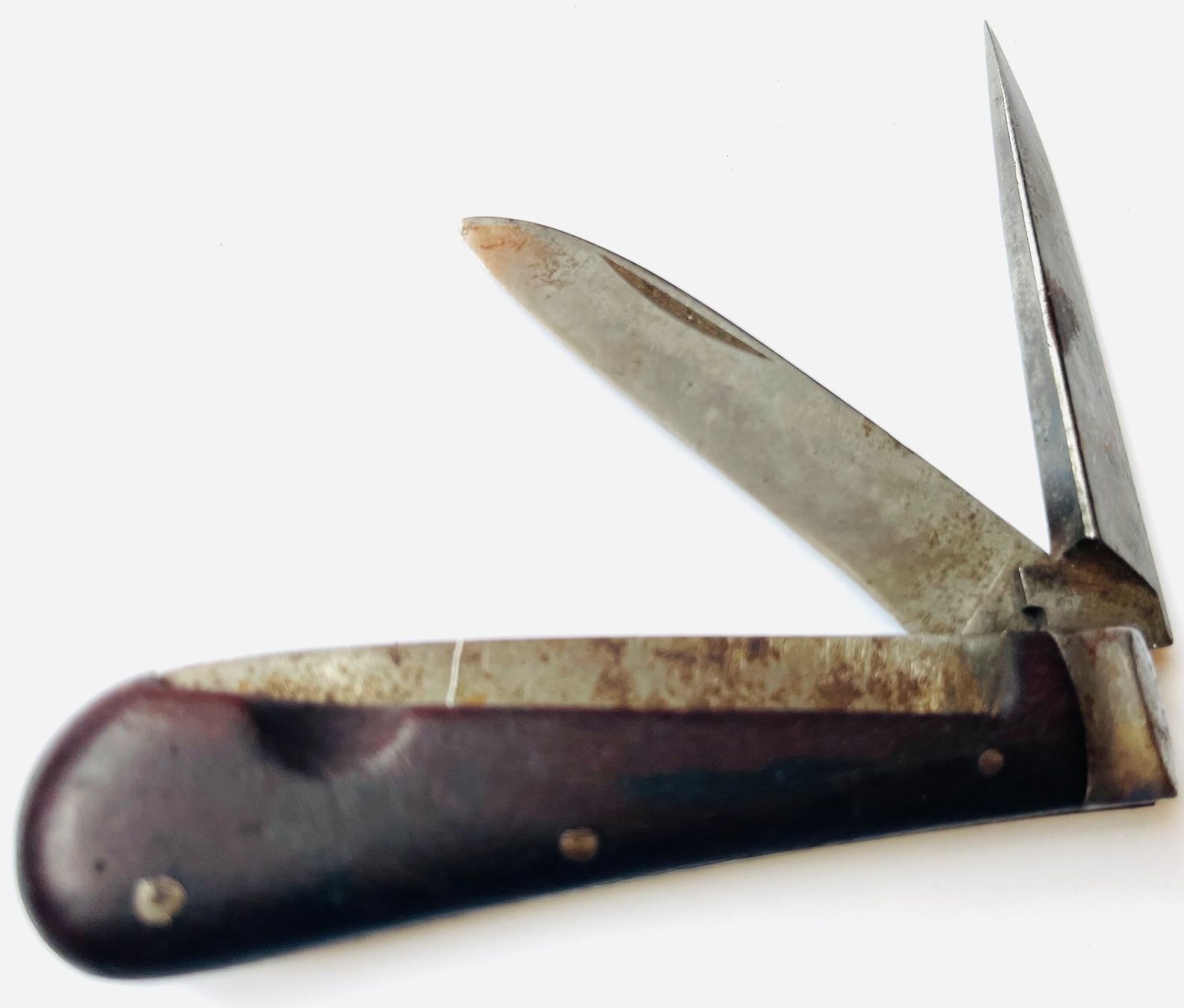Coltelli tascabile: Altes Sackmesser, 2 Klingen mit Holzgriff – Usato da Basel venduto da TOMFAN 2
