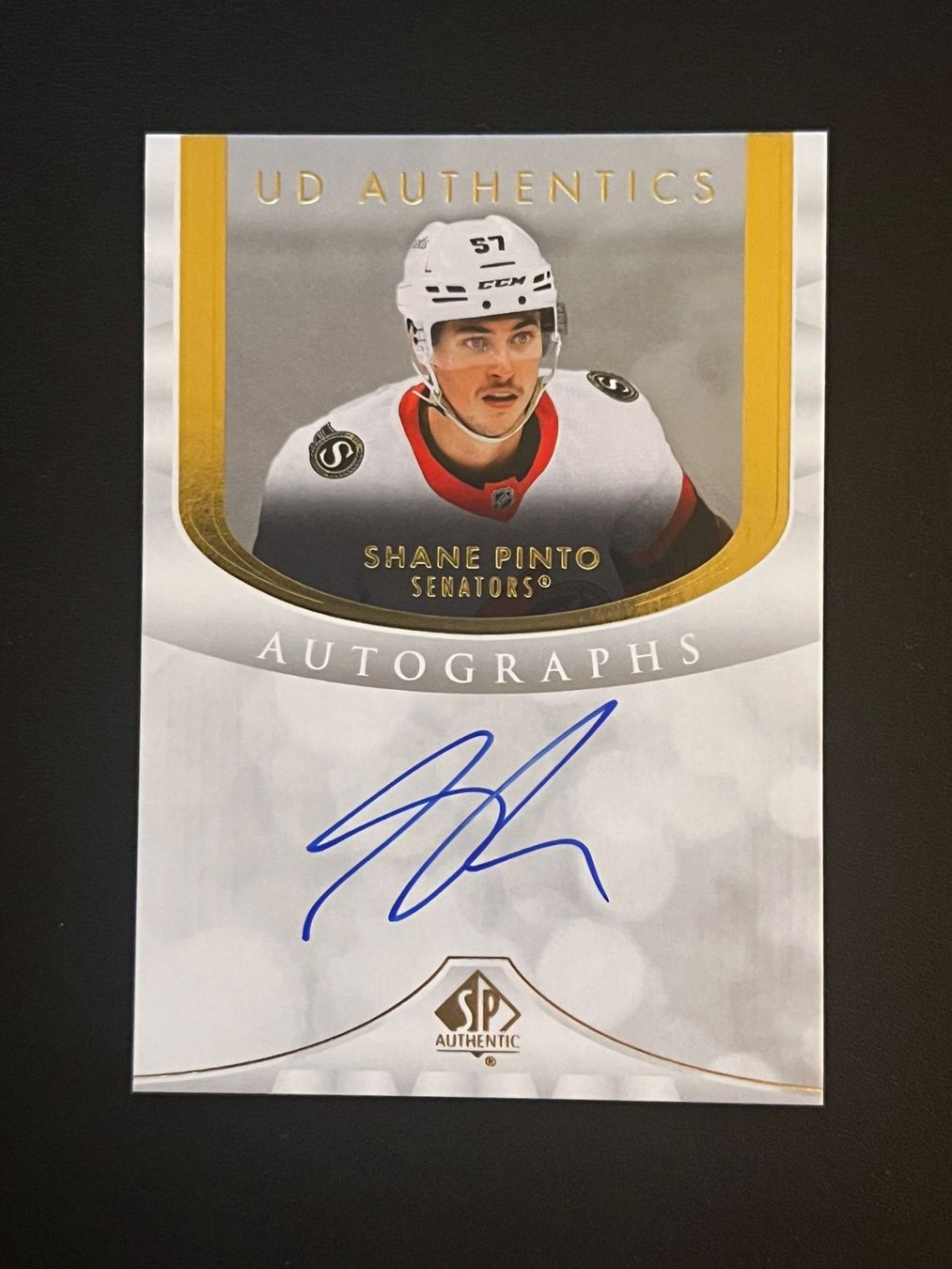 NHL Carte collezionabili: Shane Pinto 2023 UD Authentics Ottawa Senators – Nuovo (secondo la descrizione) da Möhlin venduto da SwissHockeyCards