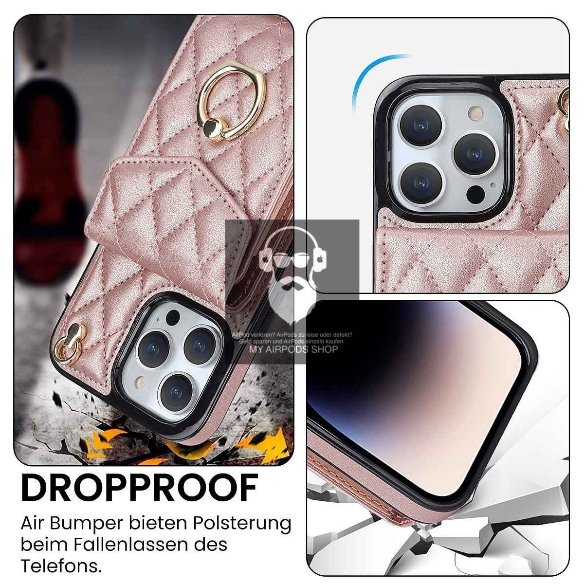 Cover & Protezioni schermo: Schutzhülle Leder für iPhone 15 Plus mit Kartenfächer – Nuovo e nell'imballaggio originale da Basel venduto da MY.AIRPODS.SHOP 7