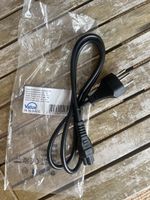 Schweizer Stromkabel, schwarz, 1m - Neu, Top Zustand!