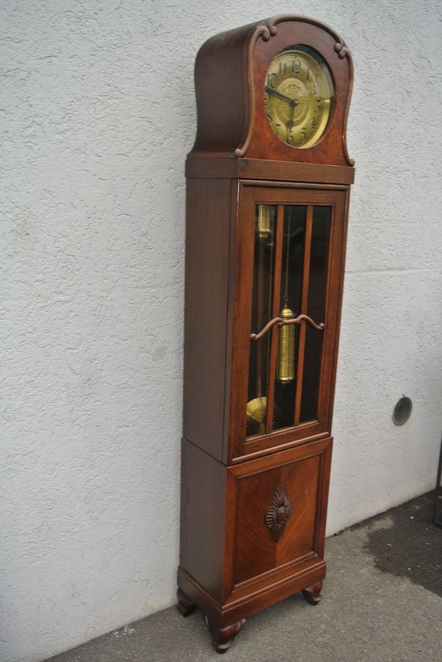 Orologi da terra & Orologi da parete: Antike Standuhr,  Holz, – Usato da Rotkreuz venduto da nigal 1