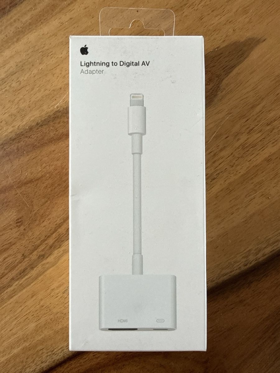 Apple Unità & Adattatore: Apple Lightning Digital AV Adapter - Neu & Original! – Nuovo e nell'imballaggio originale da Zürich venduto da Mr.Mauri83