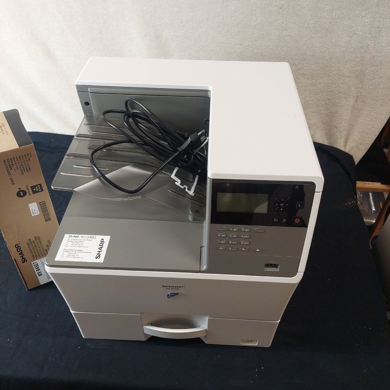 Sharp Stampanti: Sharp MX-B350P Laserdrucker + neuer Toner MX-B45GT – Nuovo (secondo la descrizione) da Zürich venduto da Ricardo_Noname 2