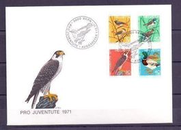 CH FDC Pro Juventute Satz 1971