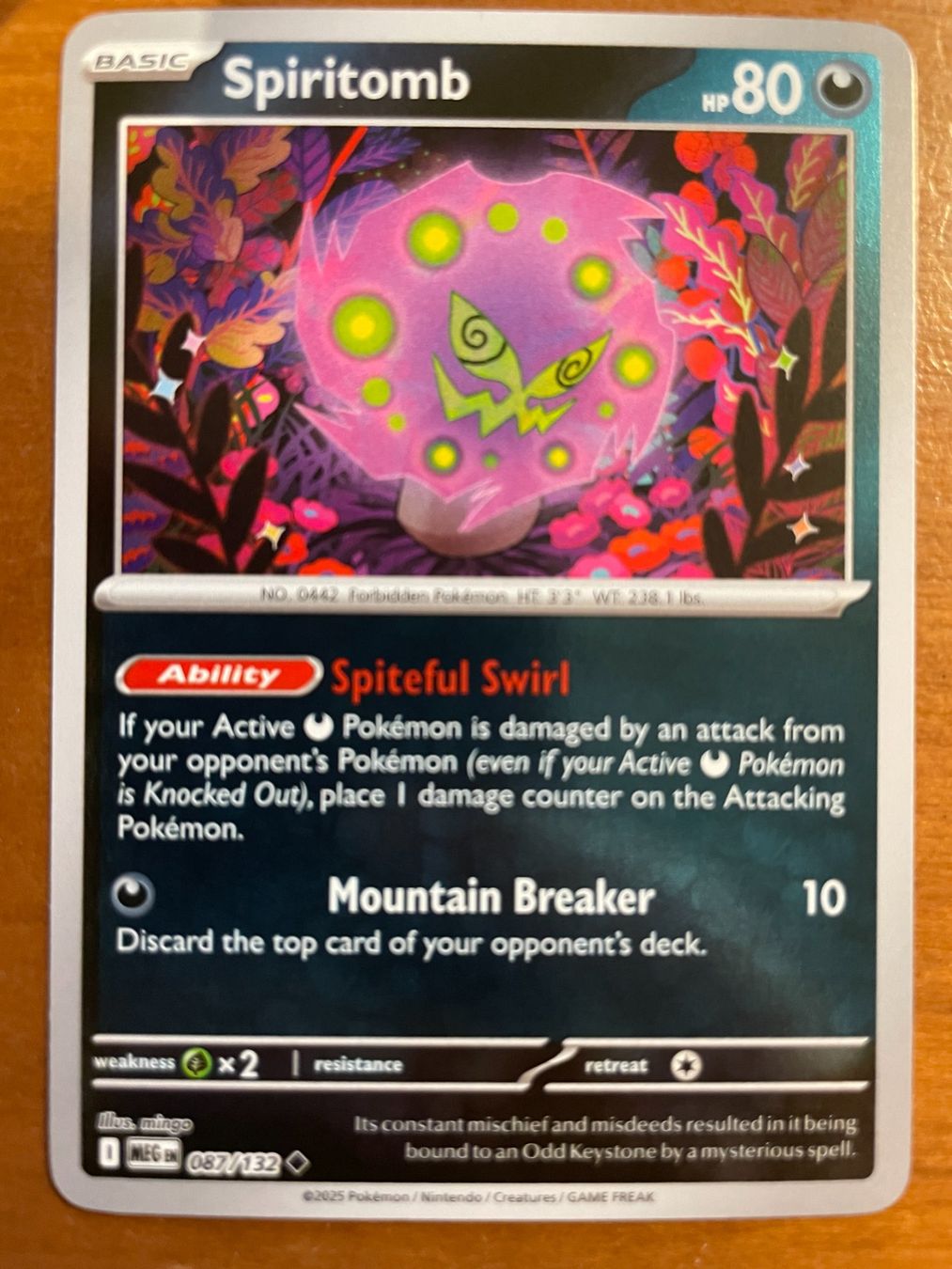 Pokémon Carte collezionabili: Pokemon Spiritomb Reverse (Versand gratis) – Nuovo (secondo la descrizione) da Chur venduto da Angerson