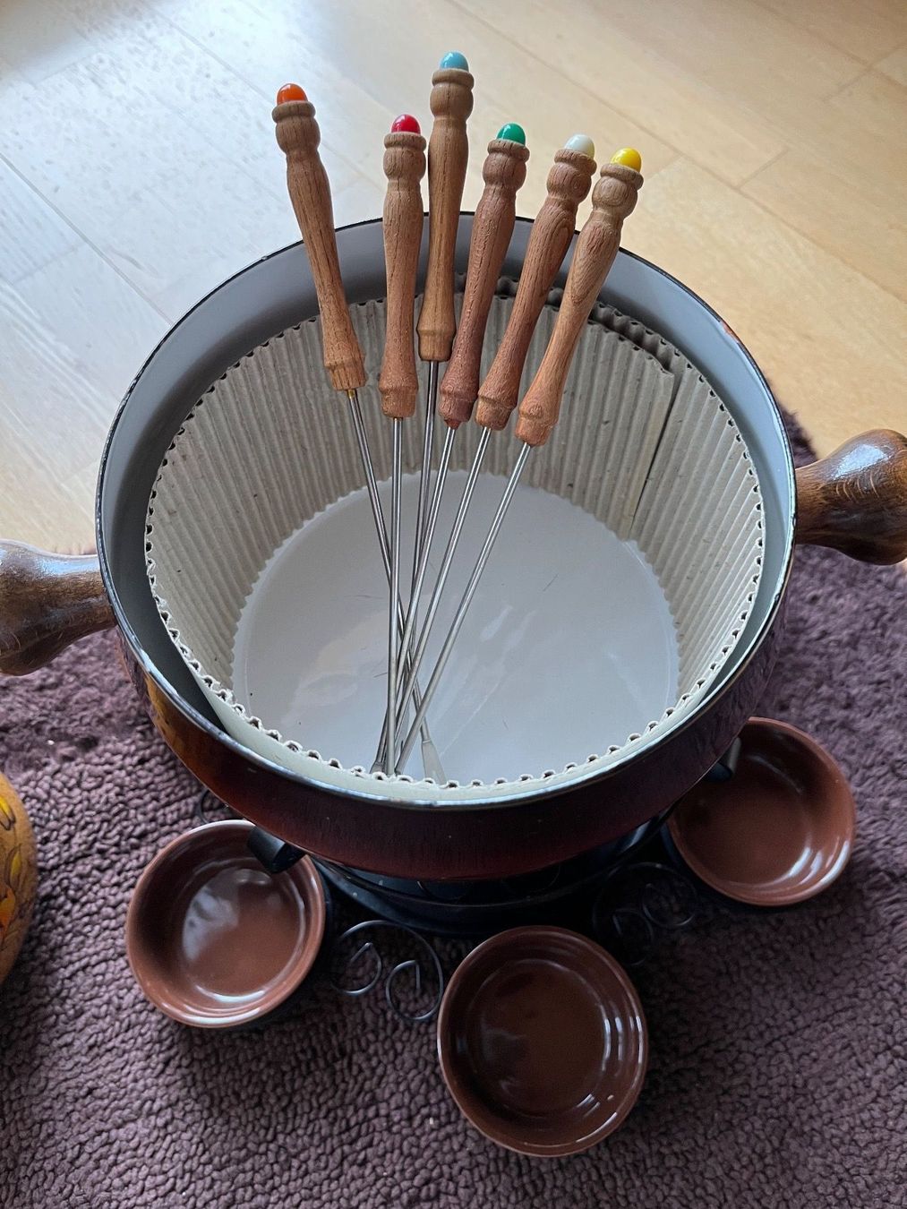 Set di piatti: Fondue Set komplett – Nuovo (secondo la descrizione) da Neuenhof venduto da Himmel2 5