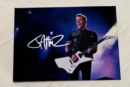 Metallica James Hetfield autograph + COA