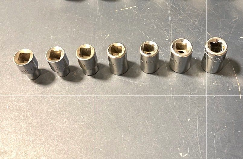 Tutti gli attrezzi: 7 bussole da 4mm a 10mm – Usato da Novazzano venduto da GioStore 1