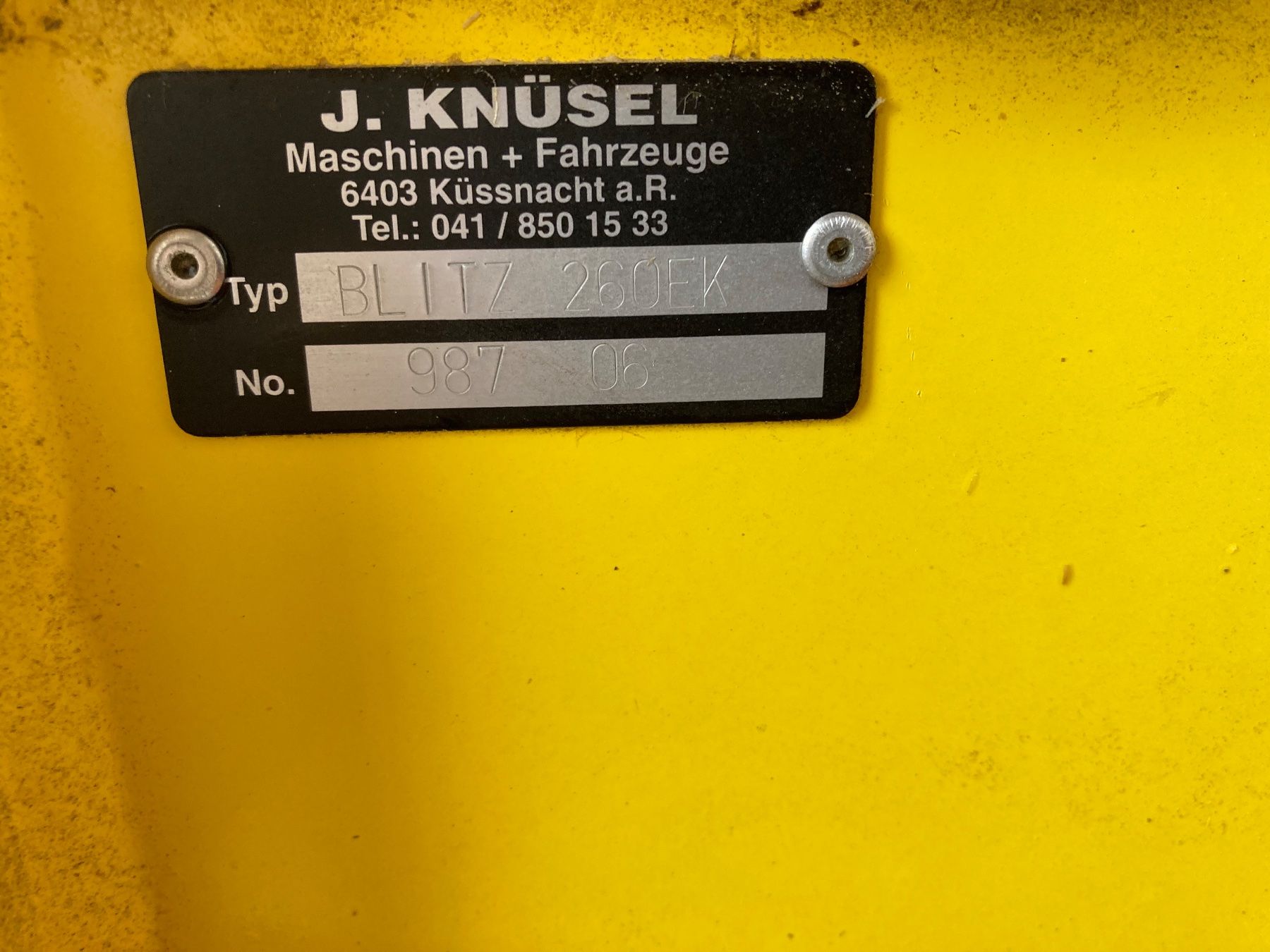 Tutte le macchine: Knüsel Blitz 260 mit aufbereiter – Usato da Guggisberg venduto da Teampulfer 4